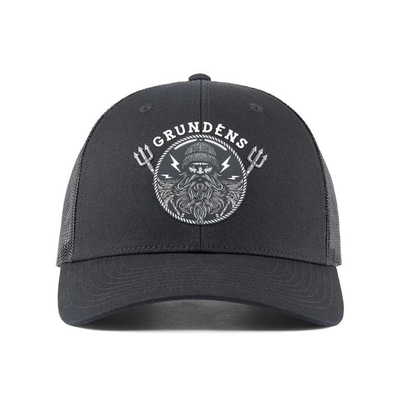 Grundens Sentinel of the Seas Trucker Caps Black