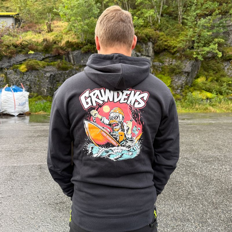 Grundens Hot Rod FZ Hoodie Black