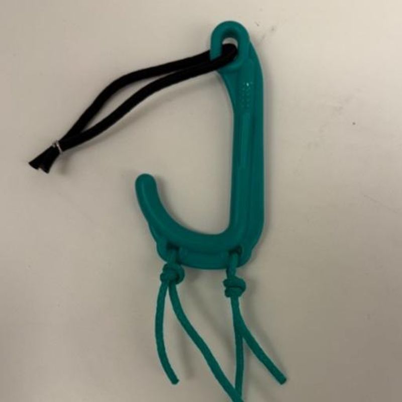 Låsekrok med strikk UK teiner