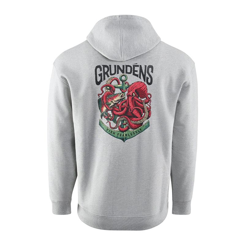 Grundens Displacement DWR Hoodie Octo-Trout