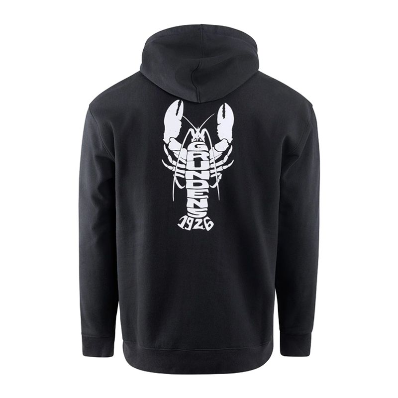 Grundens Eat Your Words DWR HD Hoodie BlackLobster